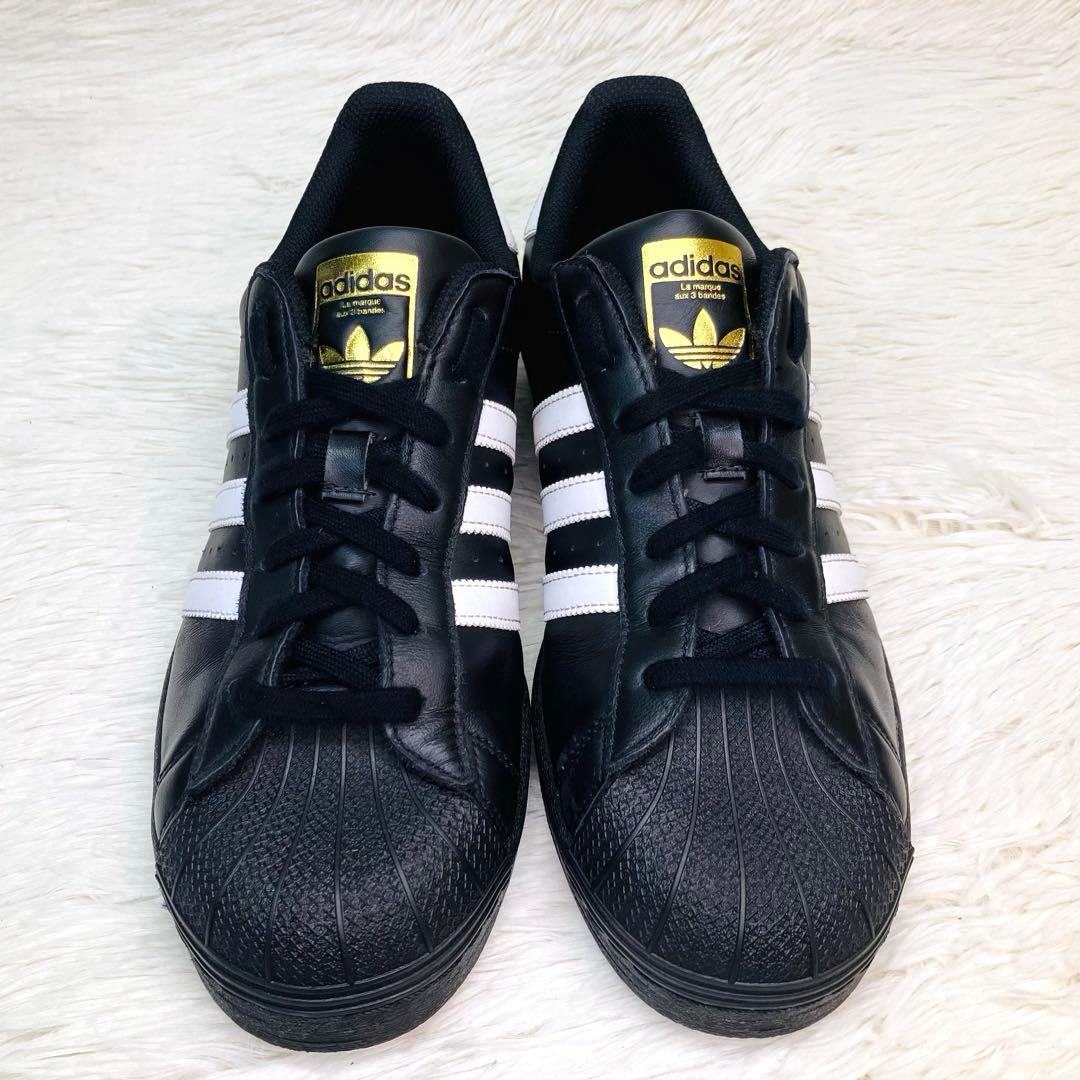 未使用級】 adidas28.5㌢アディダスEG4959 スーパースター金ベロ