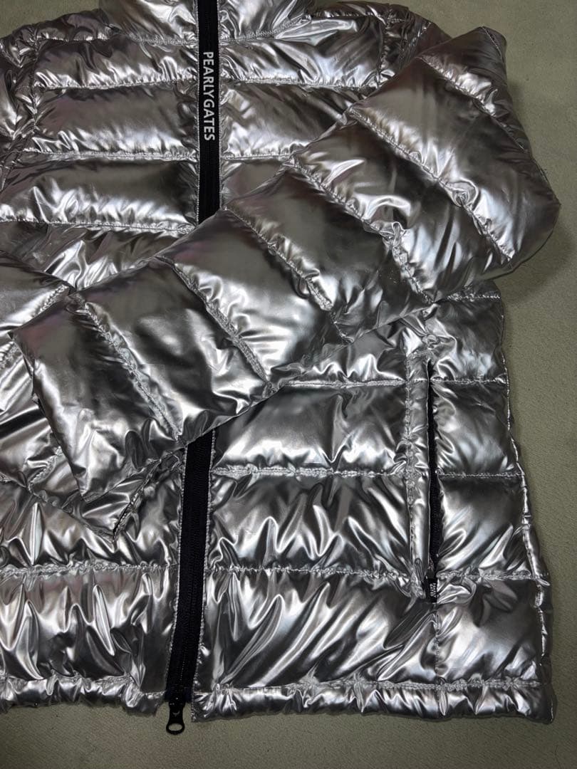 ダンディ様専用）パーリーゲイツ、プラチナシルバー、ダブルジップ