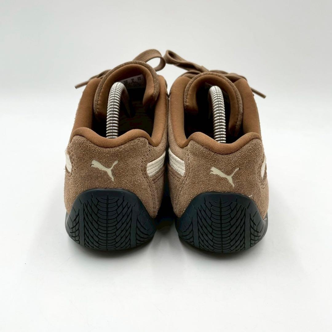 プーマ スニーカー スピードキャット 24.0cm 茶 スエード Y1491