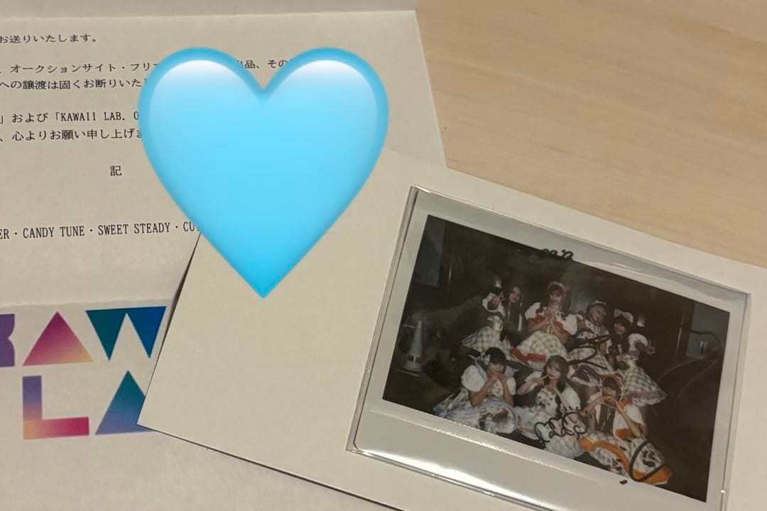 CANDY TUNE サイン入り集合チェキ - メルカリ