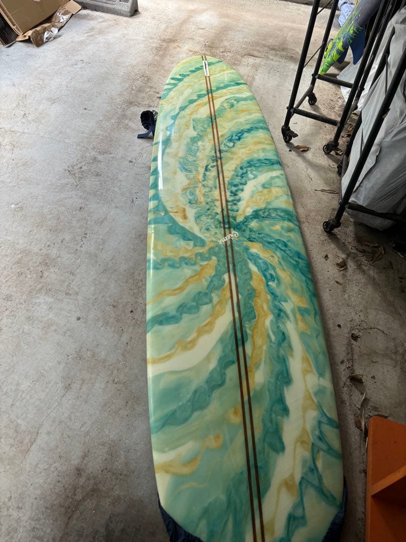 Creme ロングボード 青クリームマーブル Creme（クリーム） - ロングボード（LONGBOARD）のシーコング