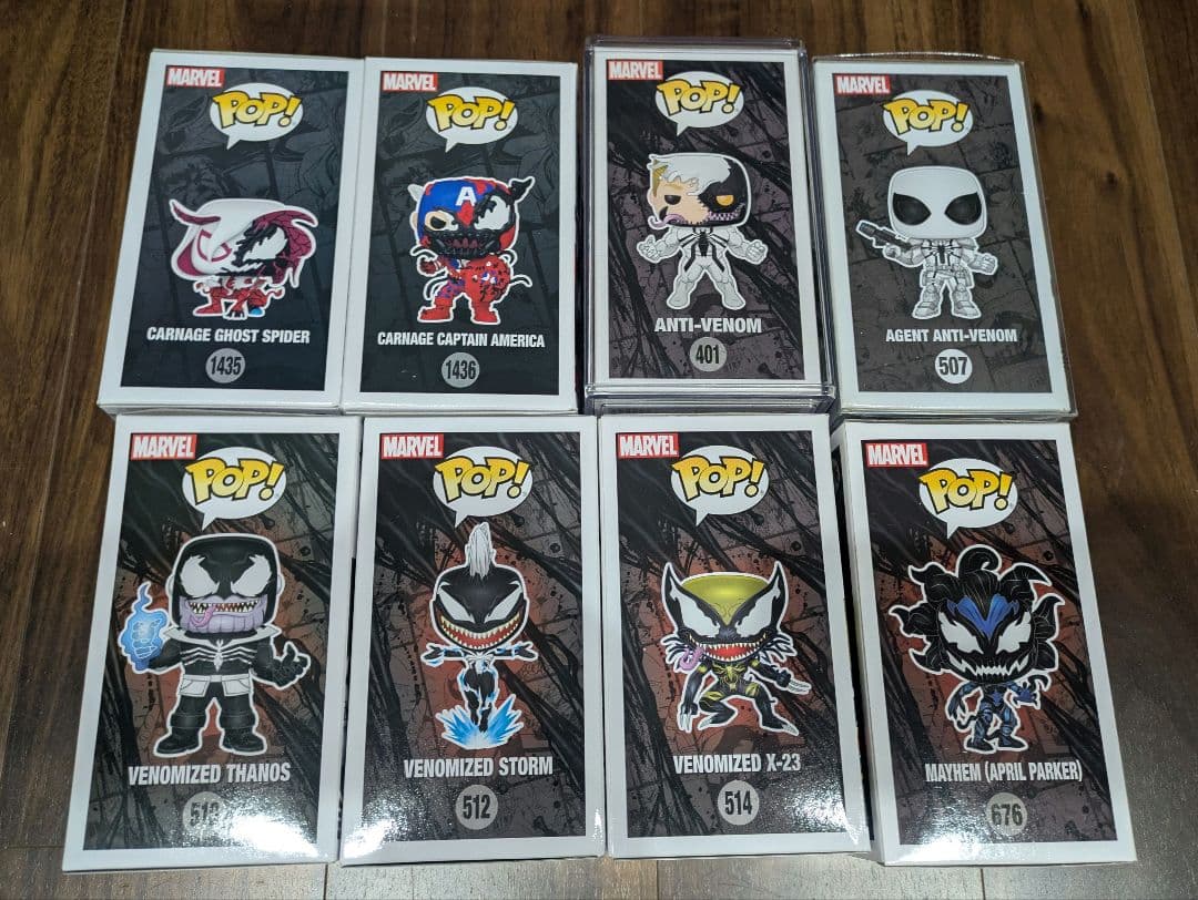 funko pop VENOM（ヴェノム） ✕ ８点セット