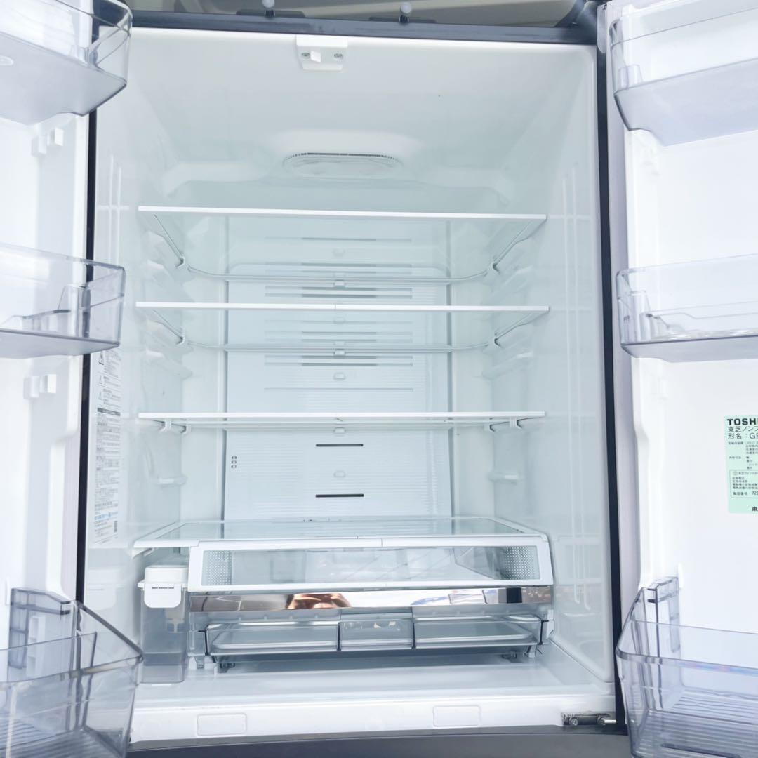 取付無料！東芝ベジータ クリスタルミラーおしゃれインテリア6ドア