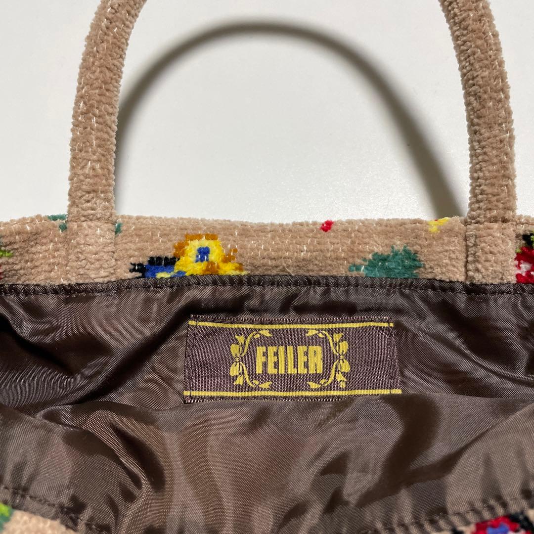 FEILER （フェイラー）巾着バッグ ハイジフレンズ 鳥 蝶 てんとう虫