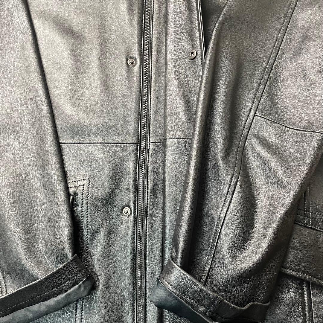 極美品 ダーバン DURBAN カーコート レザー 革 2way フード付 - メルカリ