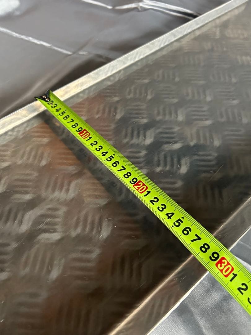 ジムニーjb23☆ -アルミ製縞柄鉄板調 - 頭上ルームラック送料込み♪♪♪