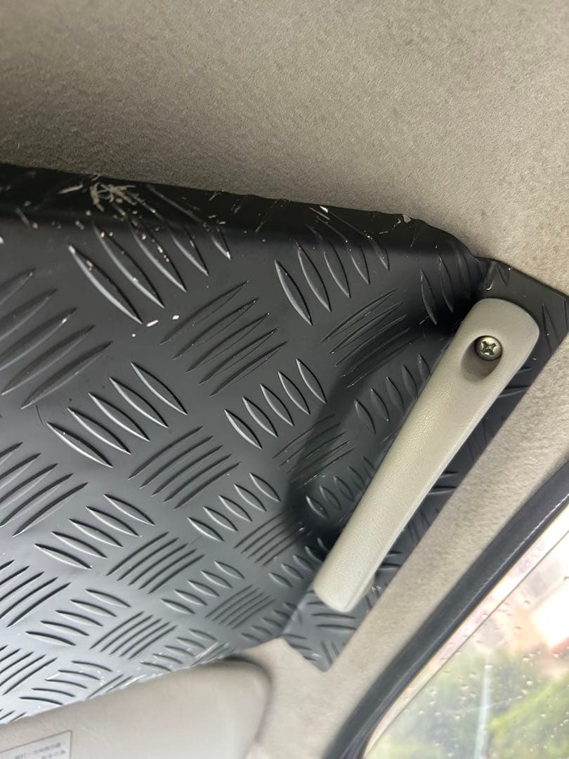 ジムニーjb23☆ -アルミ製縞柄鉄板調 - 頭上ルームラック送料込み♪♪♪