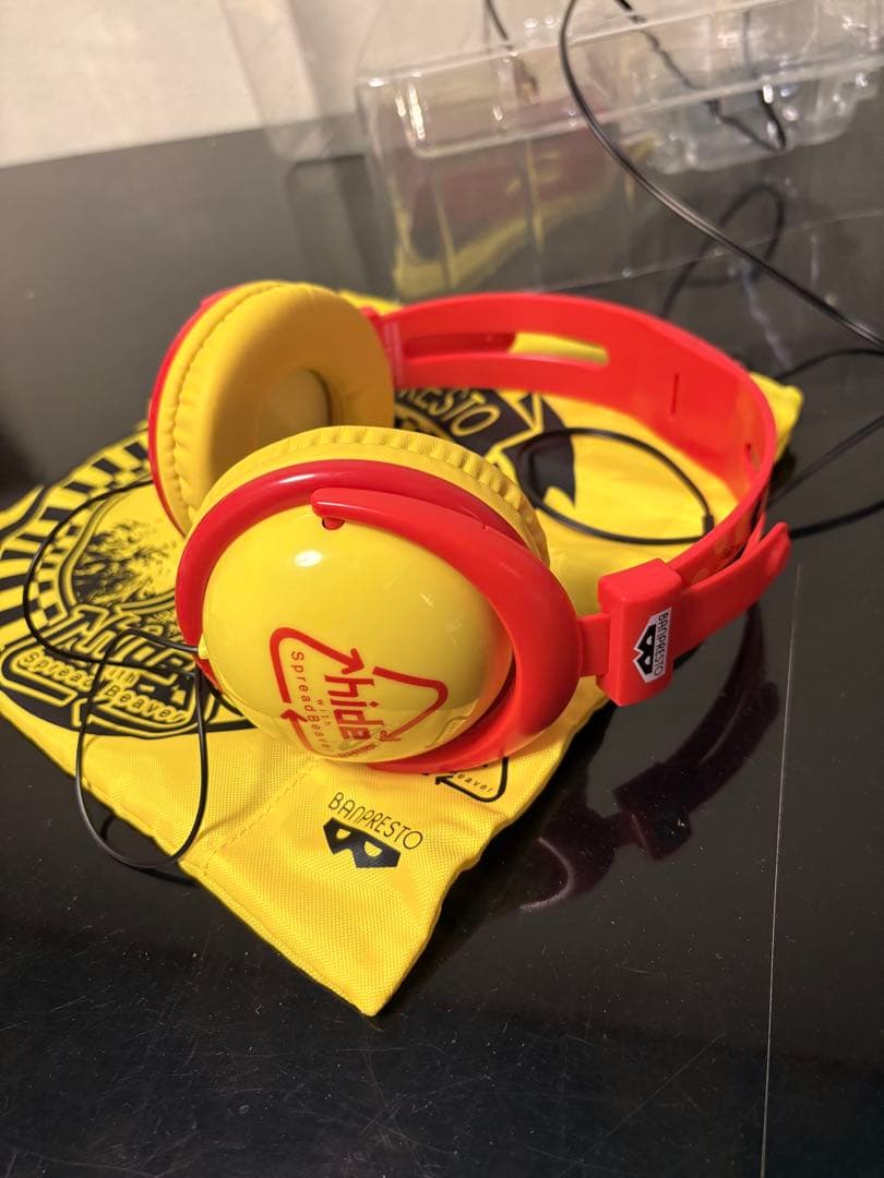 hide一番くじオンラインA賞　イエローハートヘッドホン