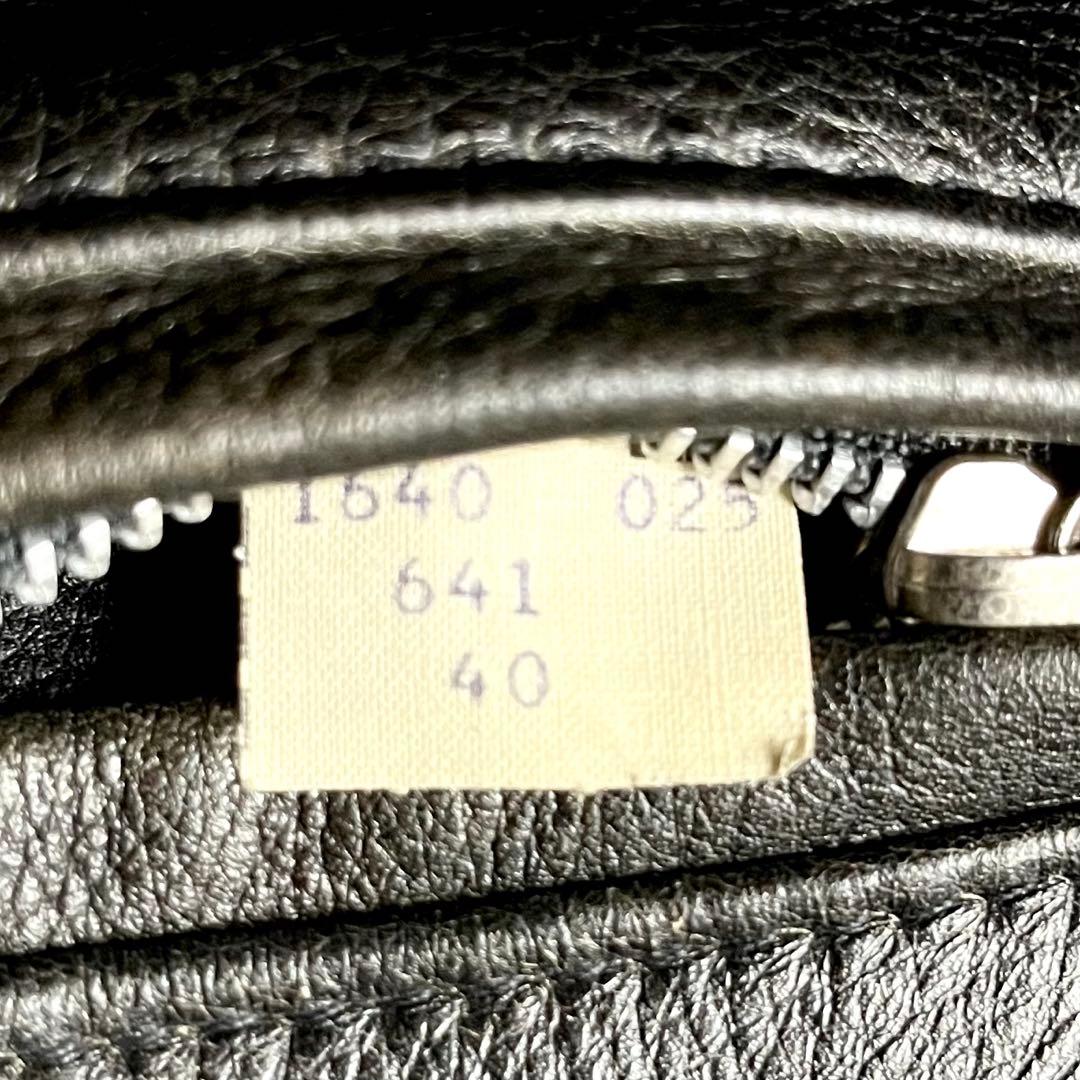 40インチ/ライナー付✨ショット シングルライダース レザージャケット