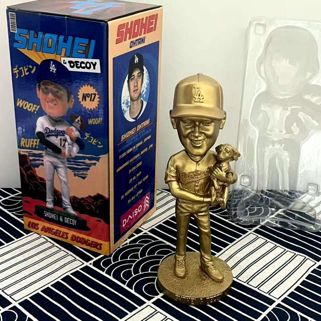 激レア 大谷翔平 デコピン ゴールド ボブルヘッド 来場者限定 - メルカリ