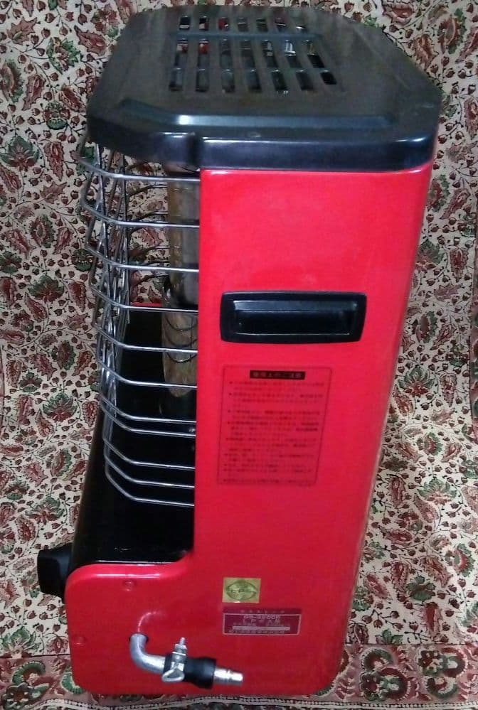 昭和レトロ】希少♢NATIONAL S-3200 ストーブ 赤黒…LPガス用 - メルカリ