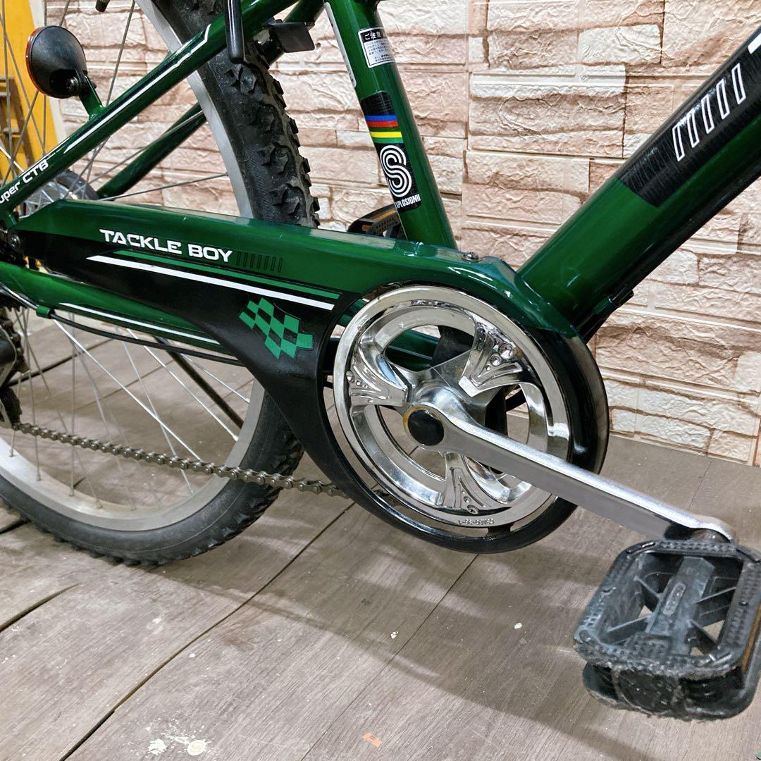 子供用自転車 TACKLE BOY グリーン 26インチ 変速付き - メルカリ