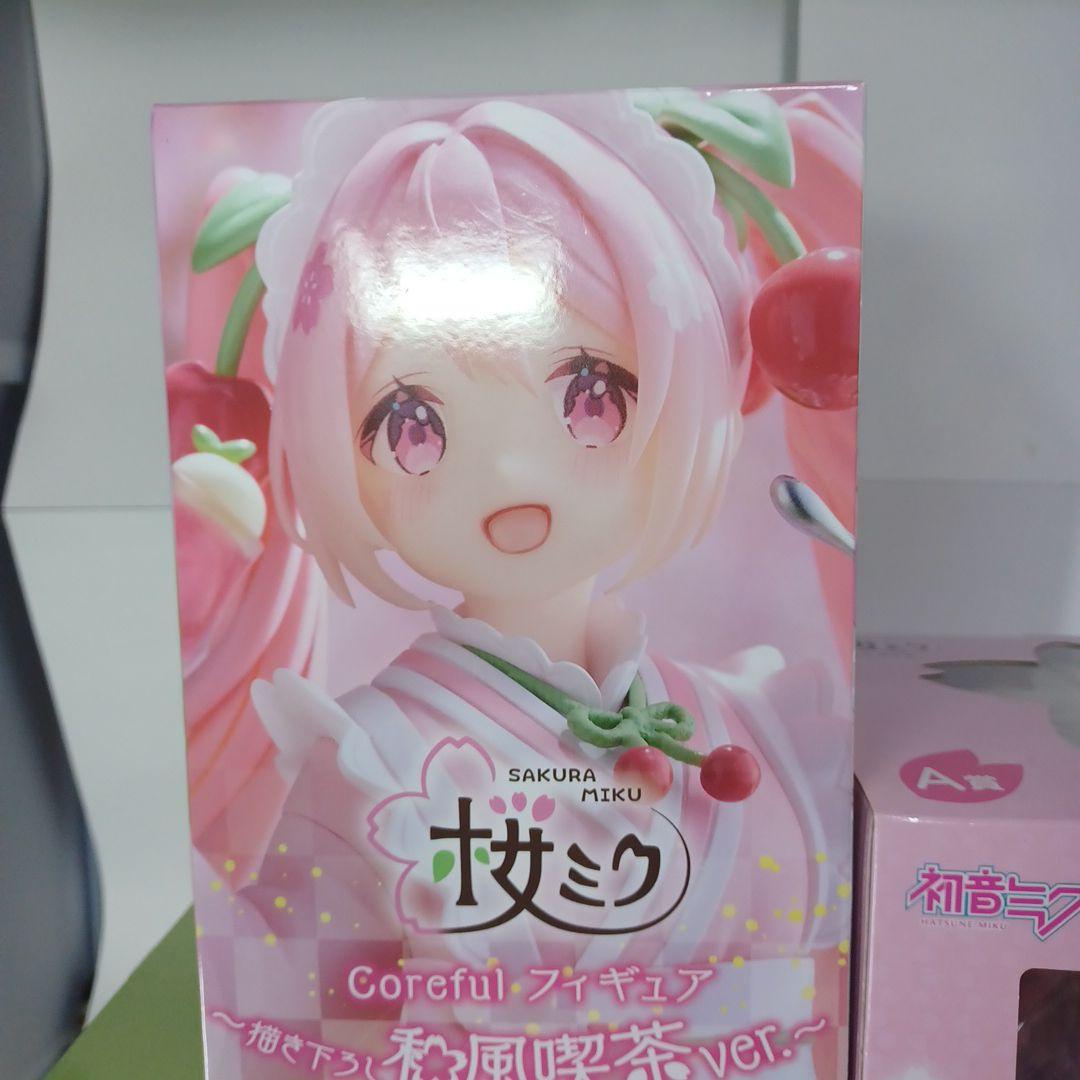 桜ミク　Coreful 　DESKTOP Cute　フィギュア　和風喫茶　くじ