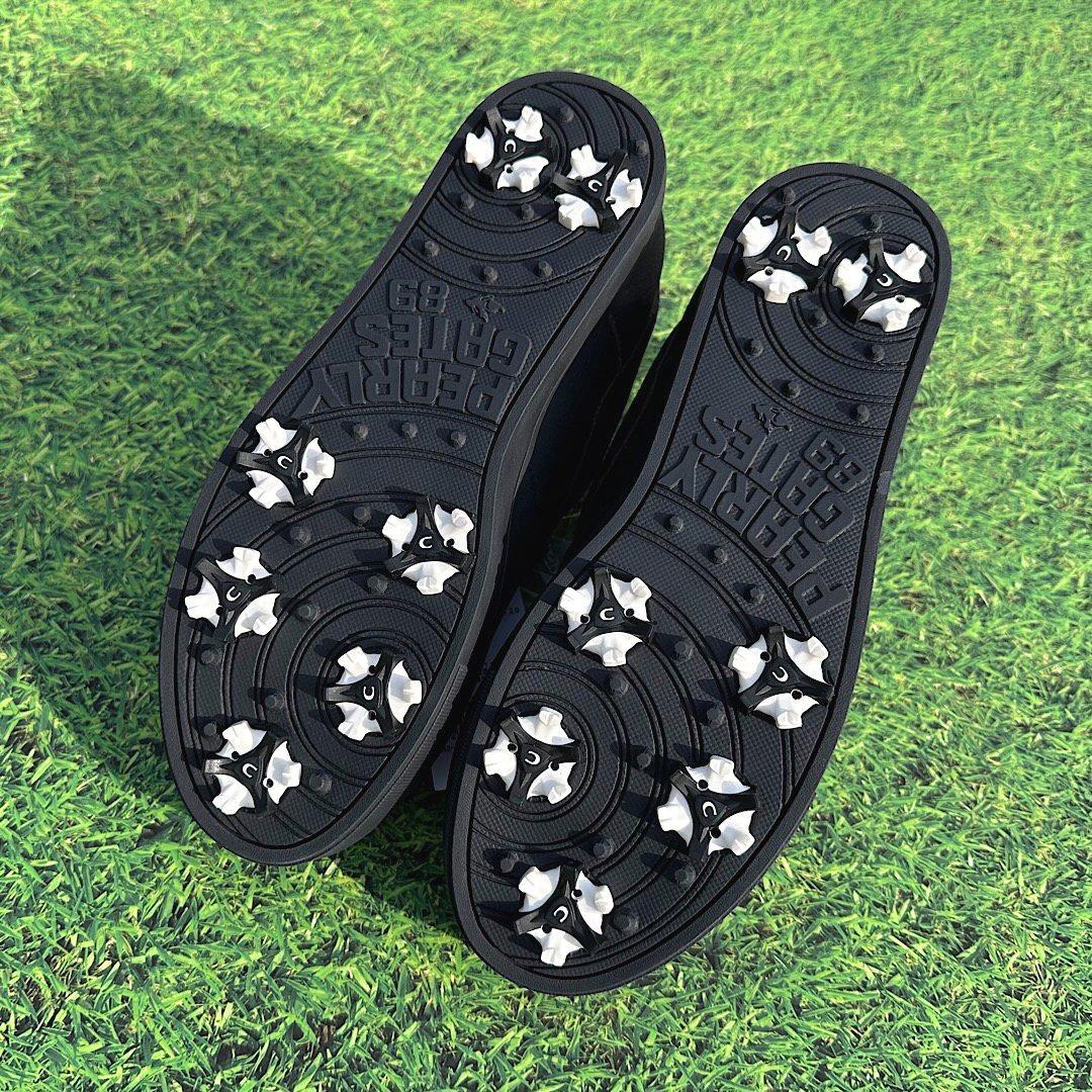 新品正規品 パーリーゲイツ 定価28600円 ゴルフシューズ 紺 25.0cm