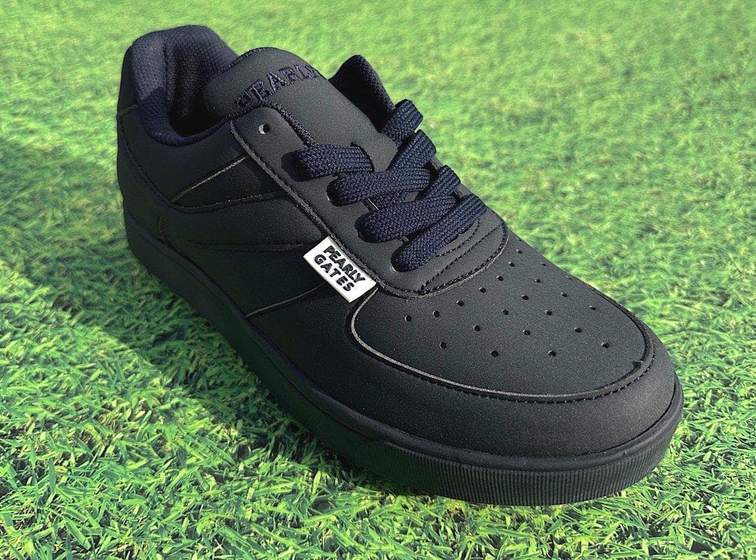 新品正規品 パーリーゲイツ 定価28600円 ゴルフシューズ 紺 25.0cm