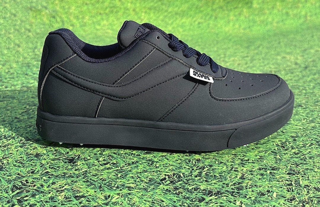 新品正規品 パーリーゲイツ 定価28600円 ゴルフシューズ 紺 25.0cm