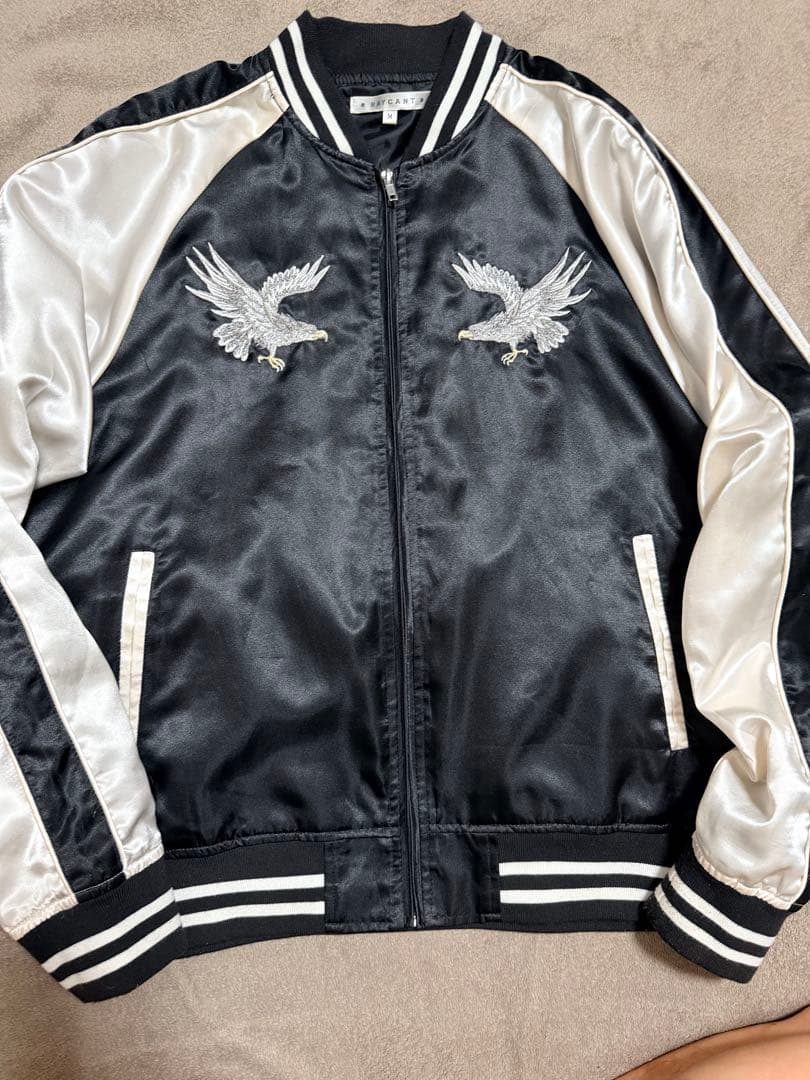BAYCANT ワシ 日本限定 スカジャン サテン vintage unisex - メルカリ