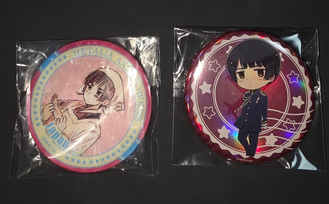 ヘタリア チェンジング AGF 缶バッジ 日本