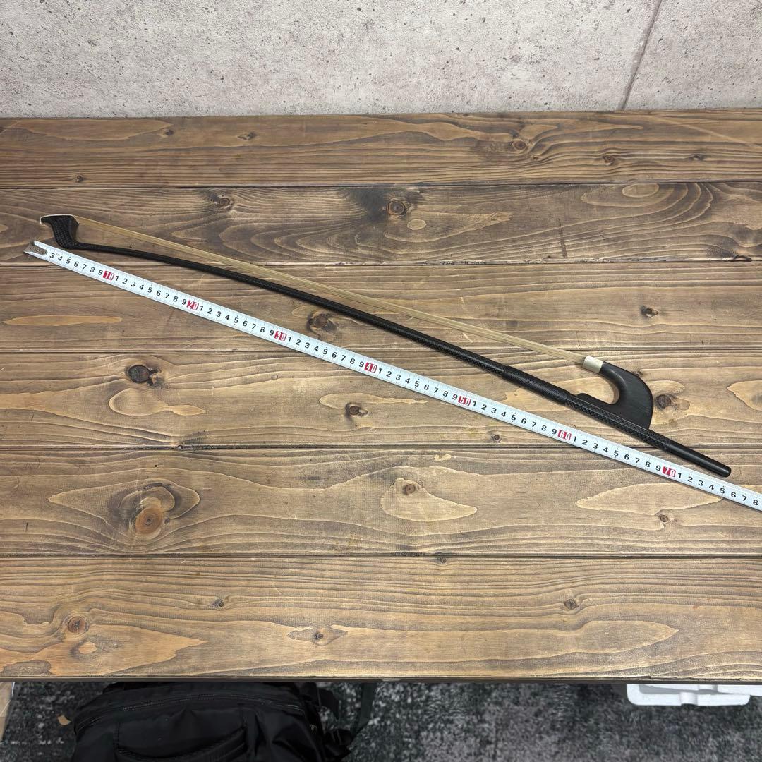 コントラバス 弓 S.Y.WAGNER ジャーマンボウ カーボン ケース付き