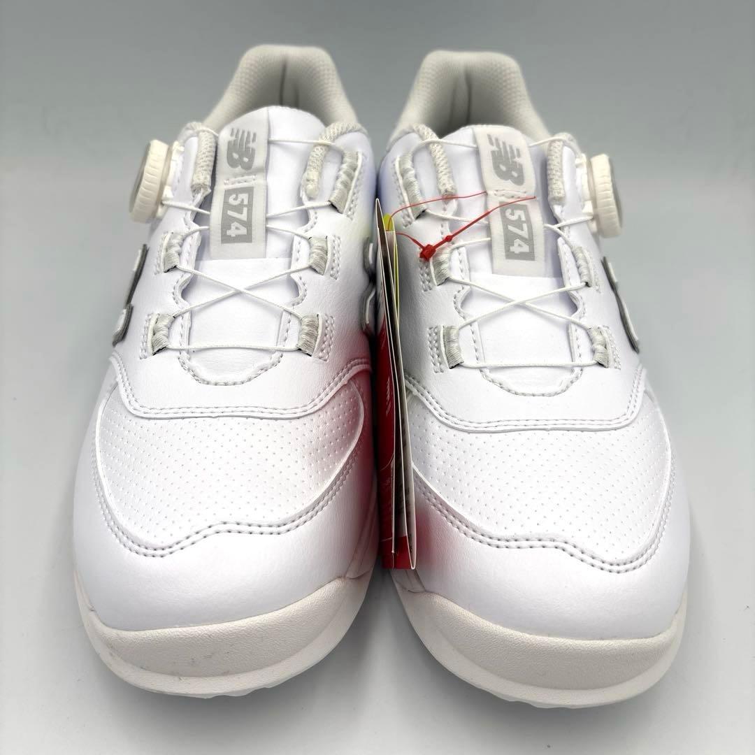 ✨未使用✨ニューバランス 574 ボア ゴルフシューズ【24.5cm】ホワイト