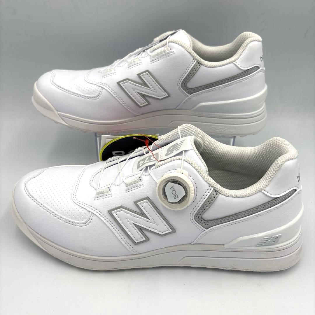 ✨未使用✨ニューバランス 574 ボア ゴルフシューズ【24.5cm】ホワイト