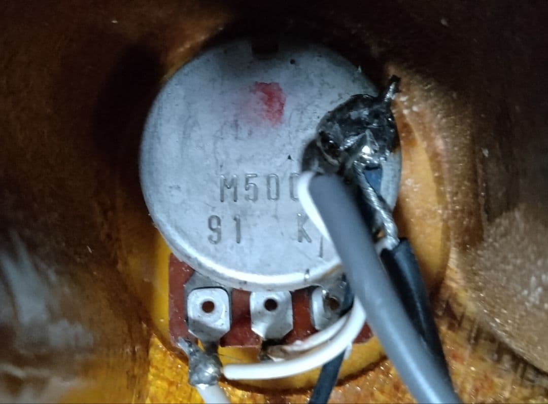 Burny レスポールタイプ ネック折れ