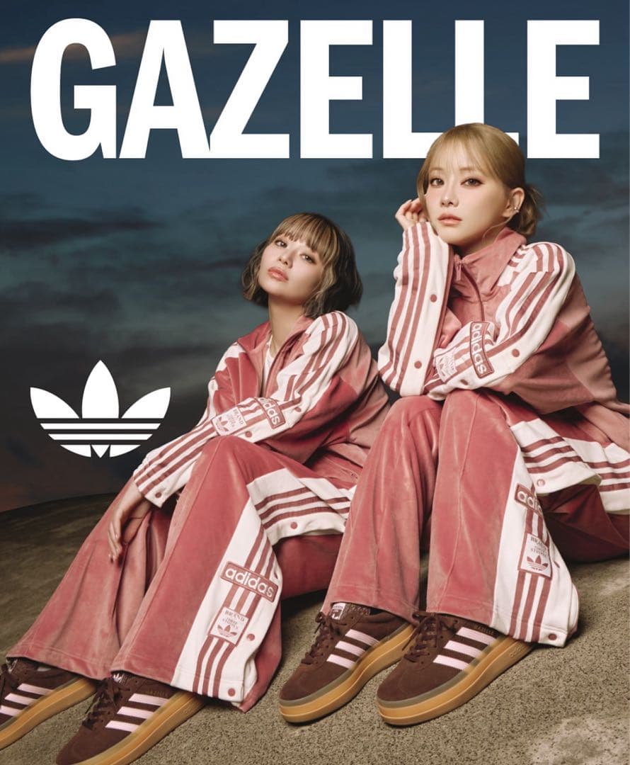 adidas Originals ピンクセットアップ Lサイズ 即完売商品 - メルカリ