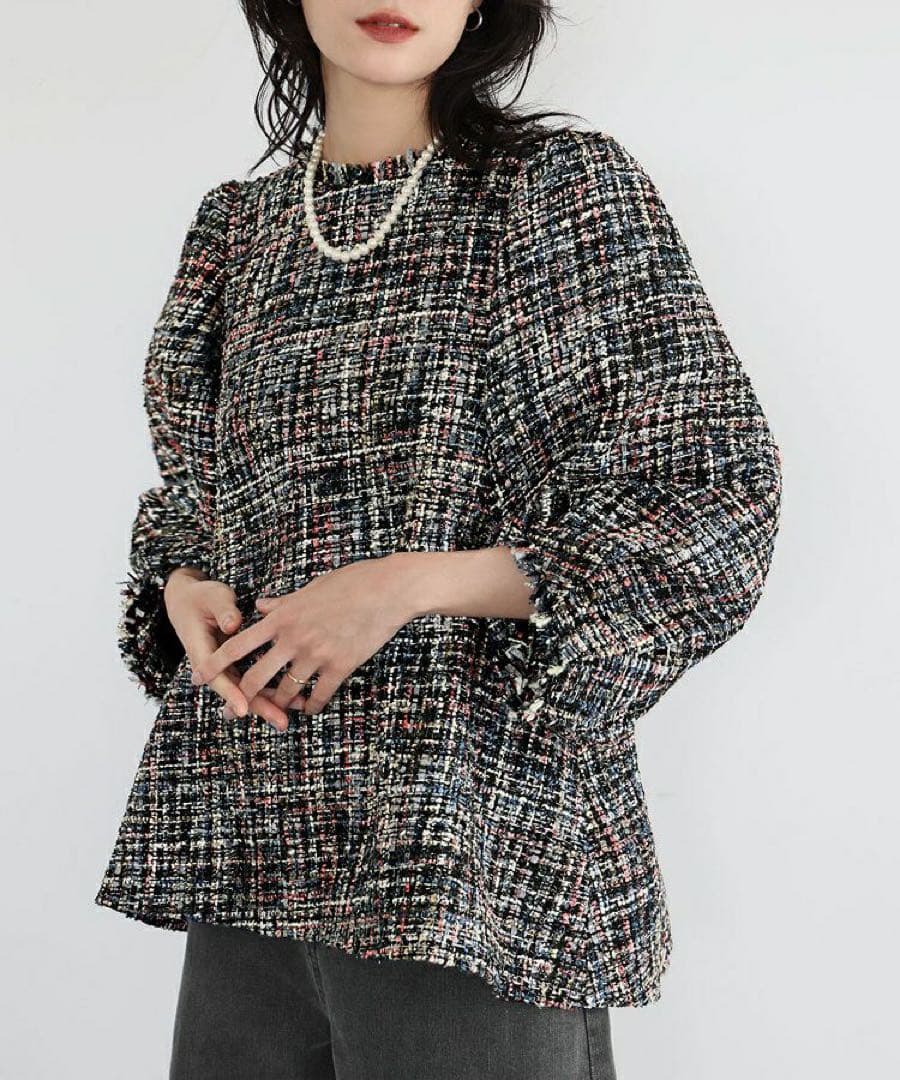 常田大希 SEVEN BY SEVENセブンバイセブン ウール チェック シャツ