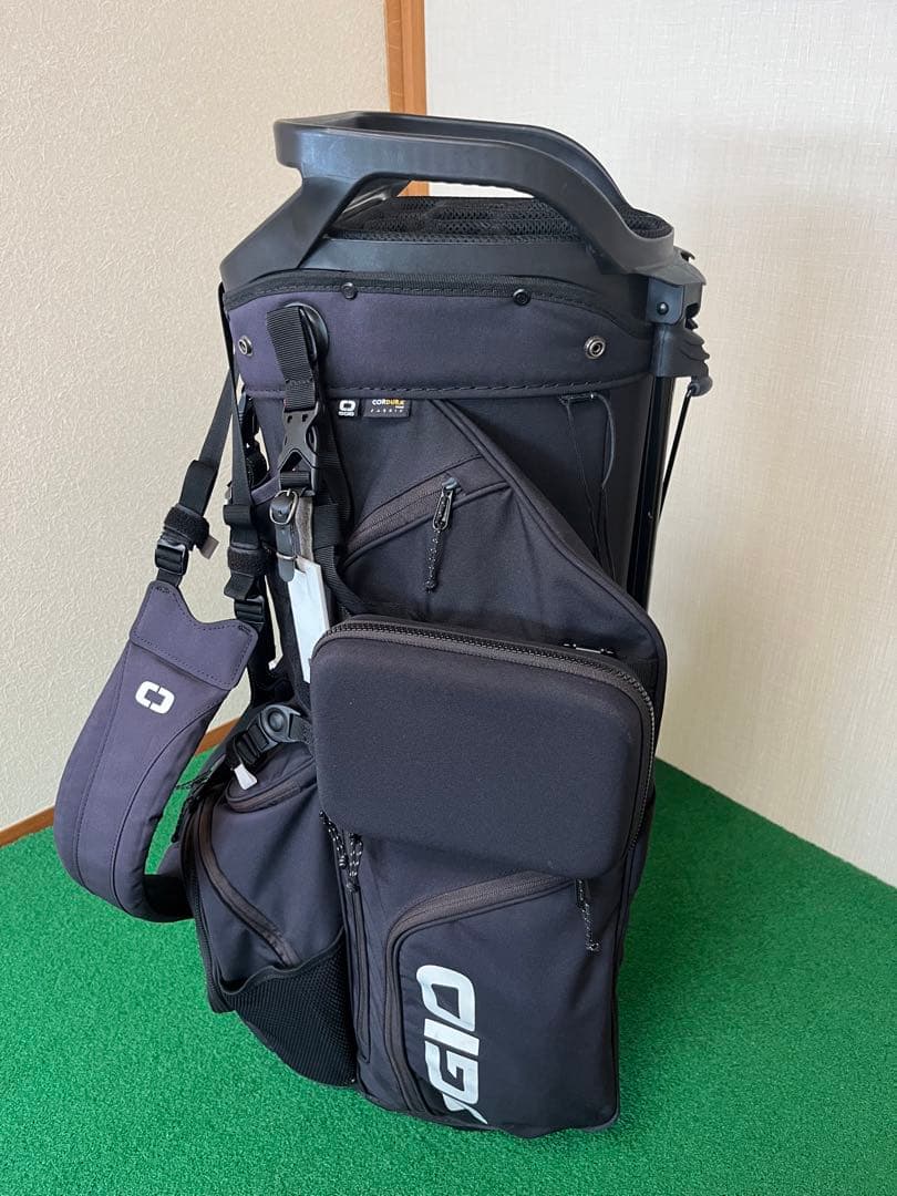 オジオ 14分割スタンド式キャディバッグ ブラック(タグ付き） - メルカリ