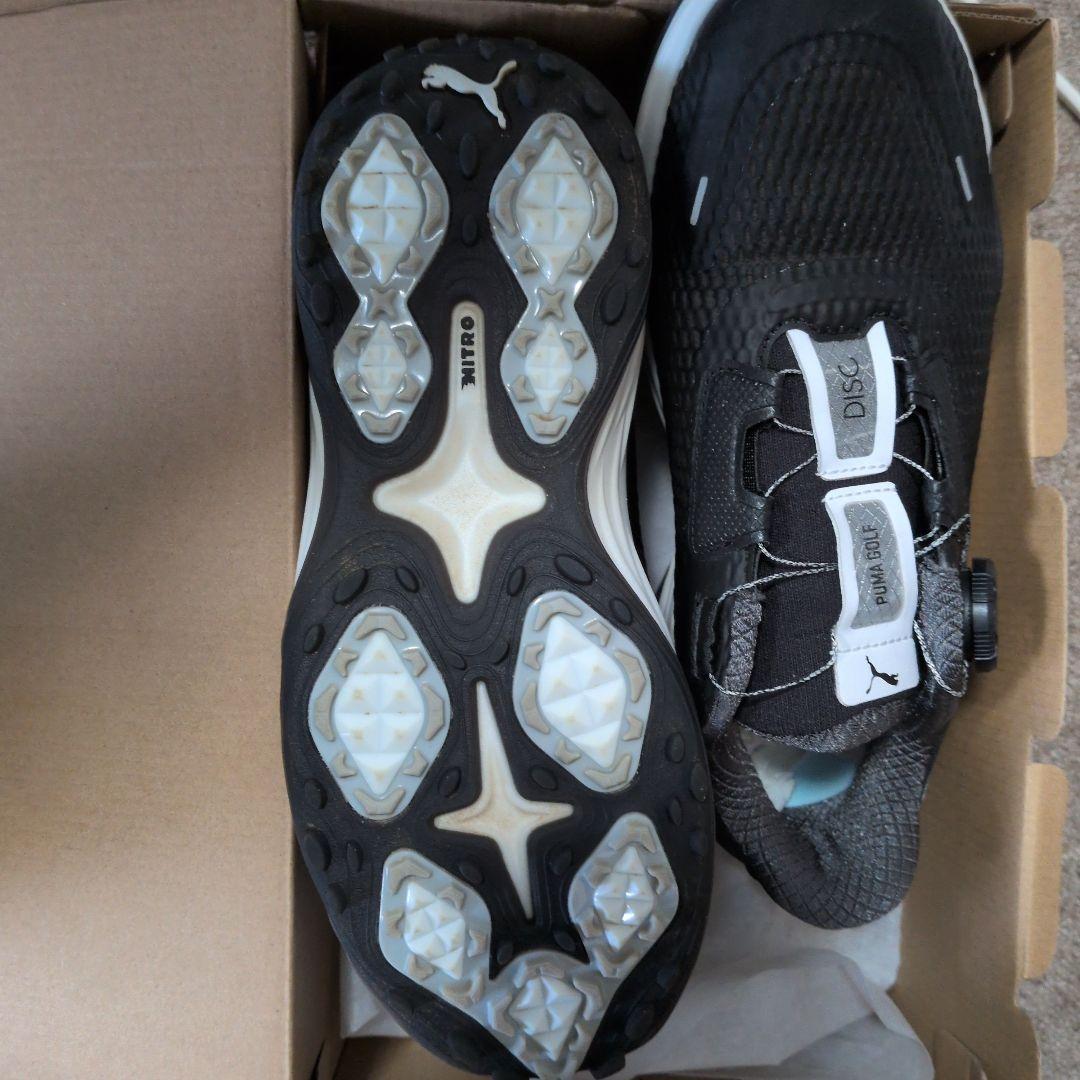 プーマ /24.0cm シャドウキャット ニトロ ゴルフシューズ310833　黒