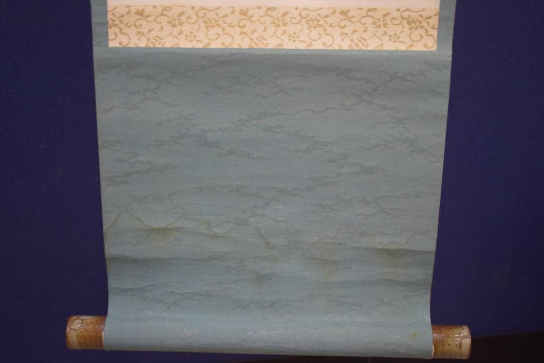 真作/秋双/初富士画賛/初日ノ出図/桐共箱付/布袋屋掛軸HJ-89