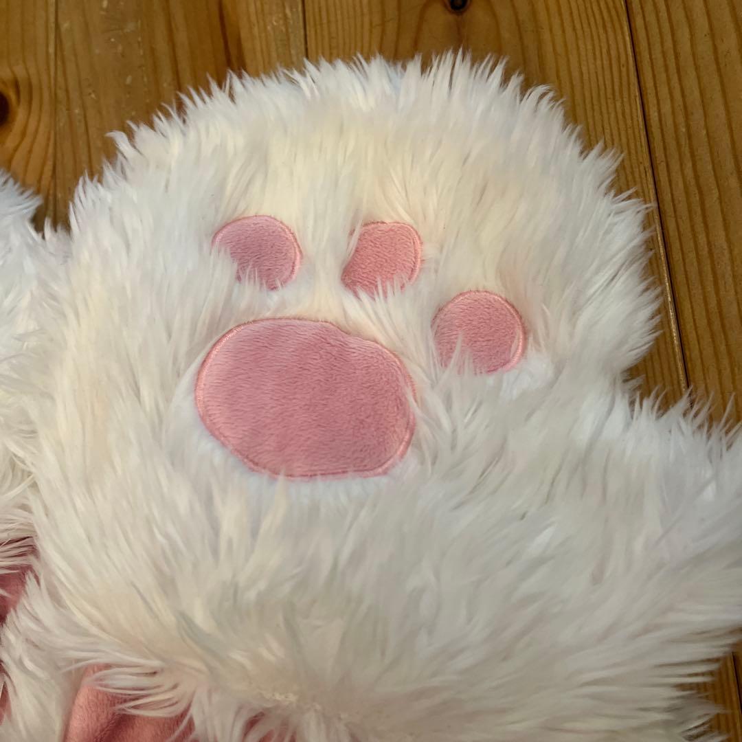 ディズニー　マリーちゃん　マフラーファンキャップ　カチューシャ