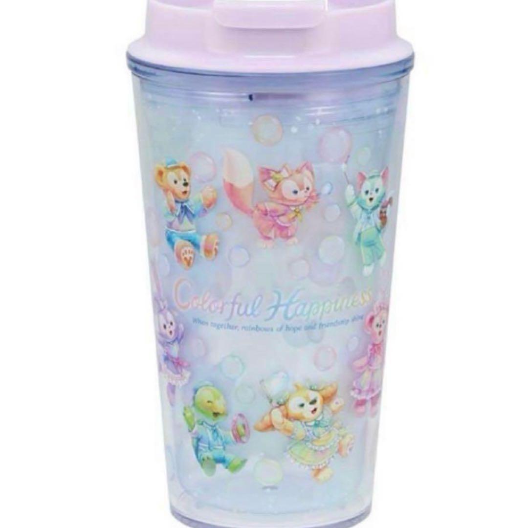 販売終了品（ダッフィー カラフルハピネス マグカップ・ポーチ・ボトル4点セット）