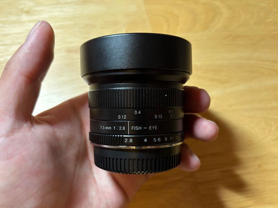 7Artisans 7.5mm F2.8 FISH-EYE レンズ
