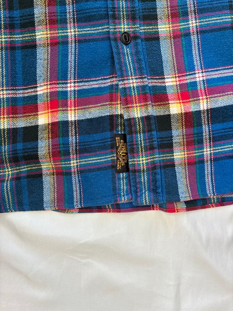 ポロ ラルフローレン 長袖シャツ ライトネルシャツ XXL ガチャポケ