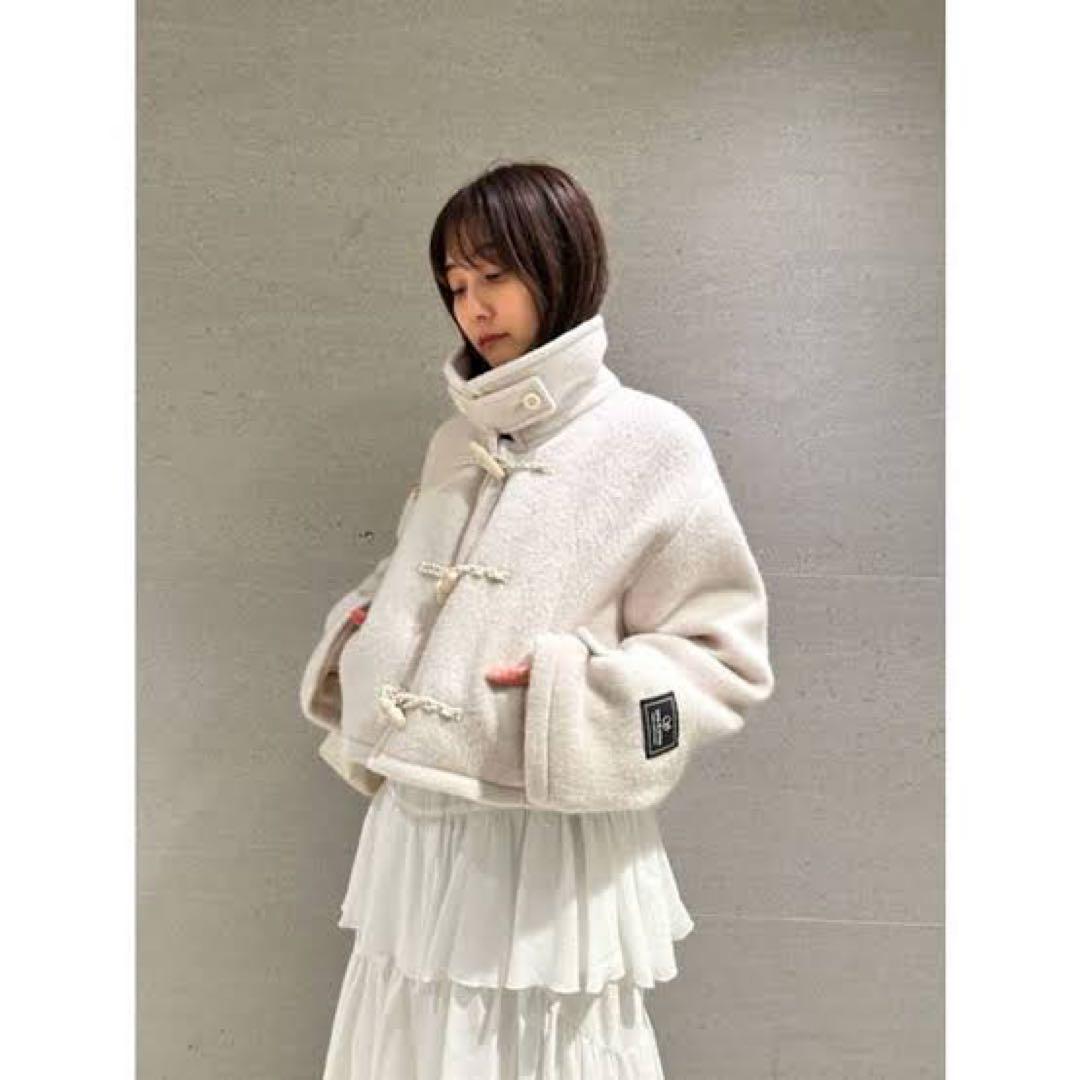 snidel スナイデル ウールシャギーショートダッフル