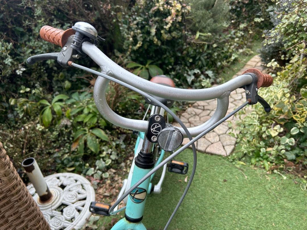 引き取り限定】KhodaaBloom 幼児用自転車 18インチ ミントグリーン