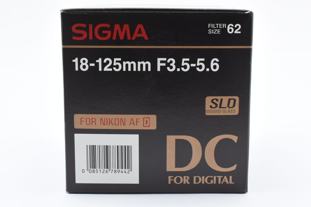 レンズ(ズーム) Nikon Sigma 18-125mm F3.5-5.6 DC #8402
