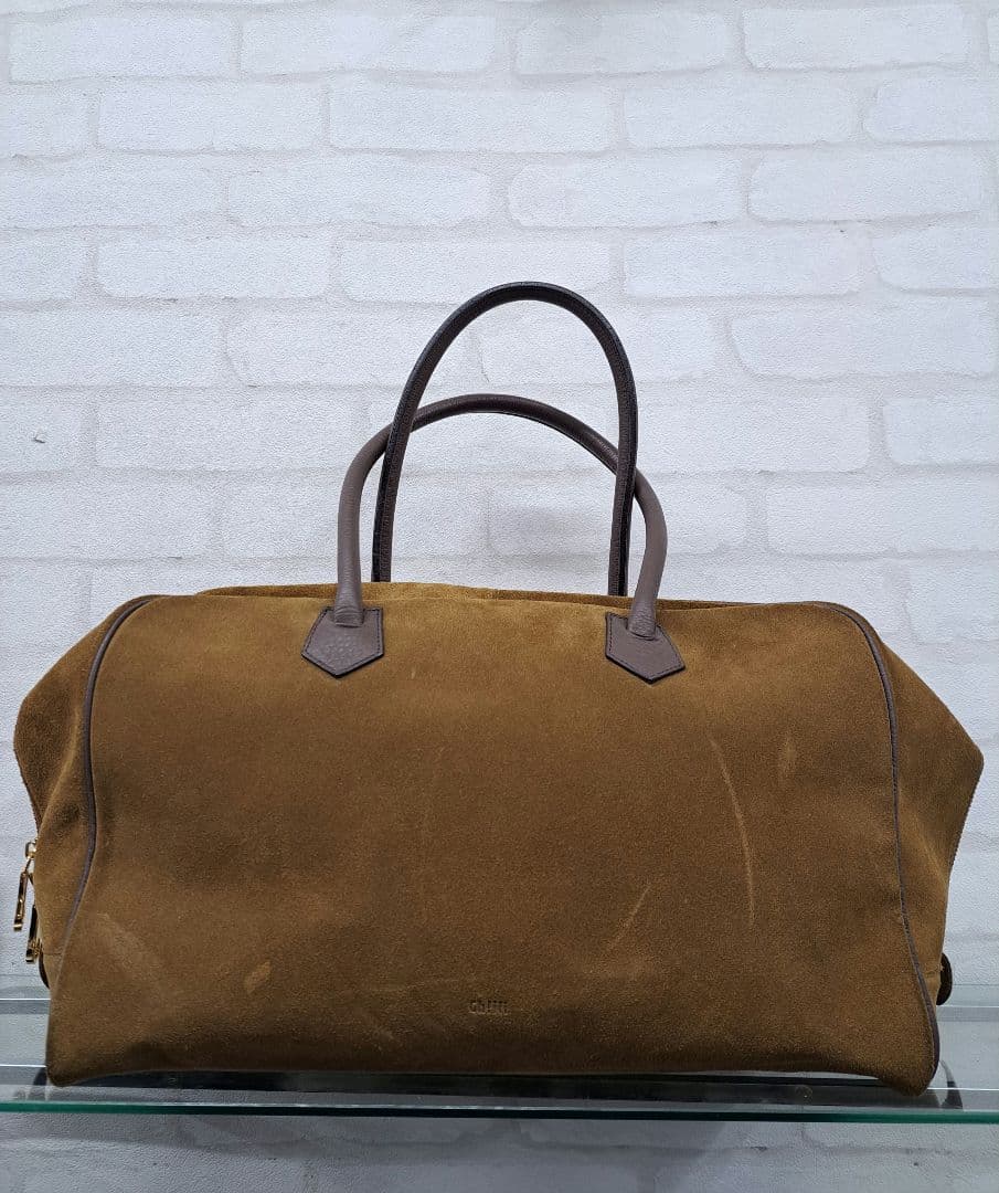 rmh様専用 Suede Big Boston スエード ボストンバッグ - メルカリ