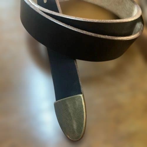 アートブラウン クロムエクセルレザー ナローレンジャーベルト 4ピース