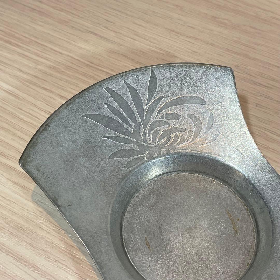 匿名便】昭和 2年 薩摩 山﨑 錫器 分銅型 茶たく 5点セット - メルカリ