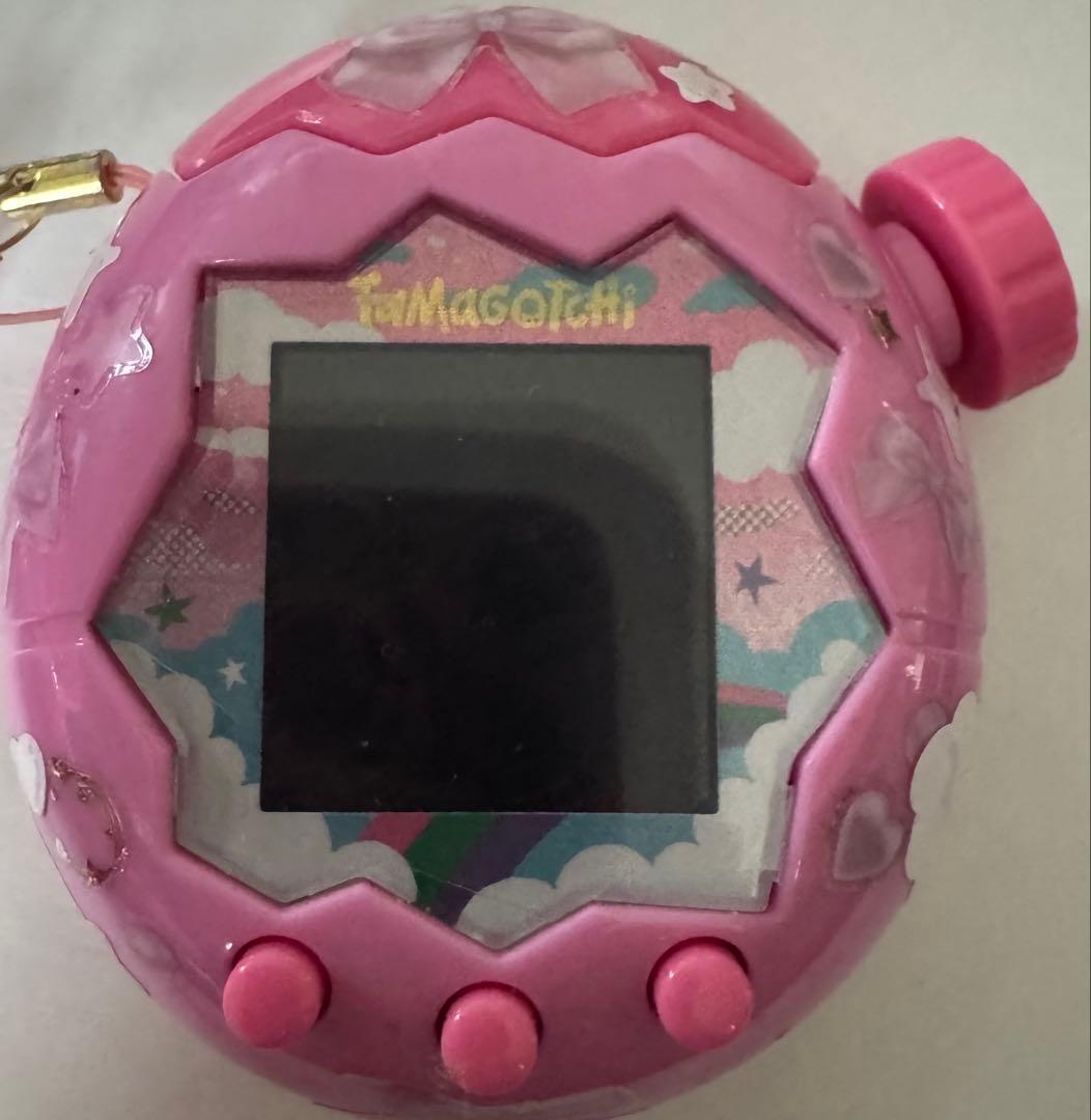 たまごっちパラダイス本体　ピンクカスタム　みゃおっちぬいぐるみセット