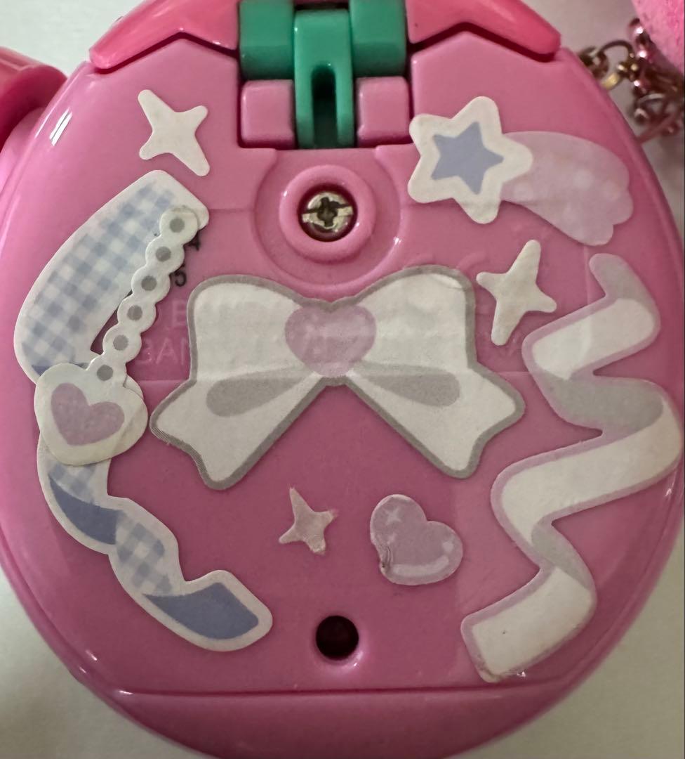 たまごっちパラダイス本体　ピンクカスタム　みゃおっちぬいぐるみセット