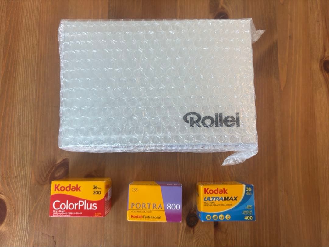 【値下げ】【新品未開封】Rollei 35AF クローム フィルム3本付き フィルムカメラ ローライ35AF クローム Rollei 35AF Chrome [フィルム