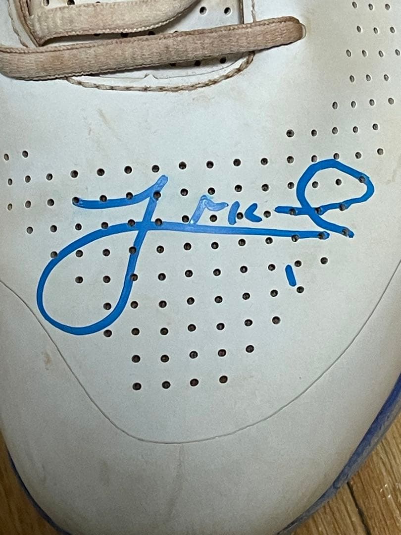 Jeff McNeil ゲーム実使用サイン入りシューズ MLB