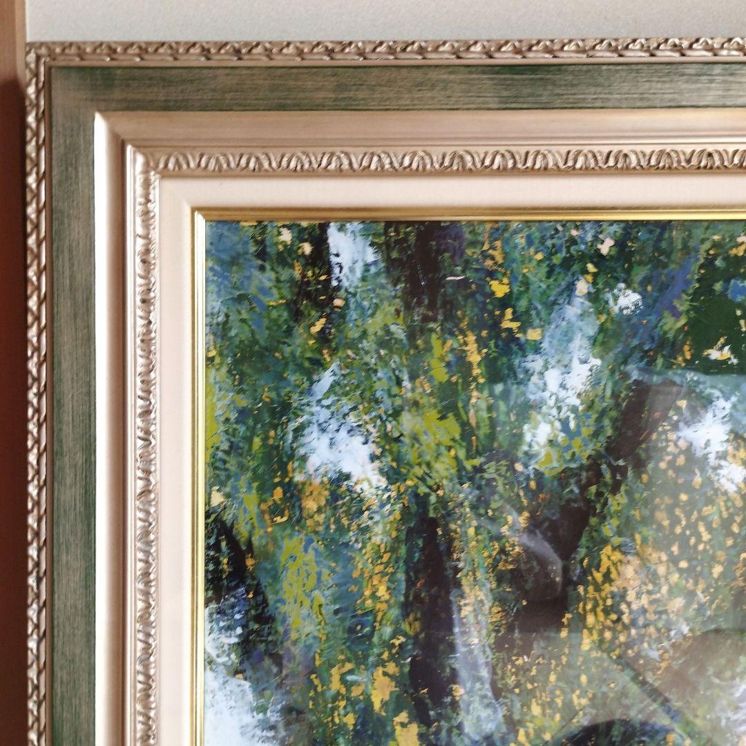 真作] 島田三郎/題名「7月のシャルトル」/大作、油彩F30号/極美品