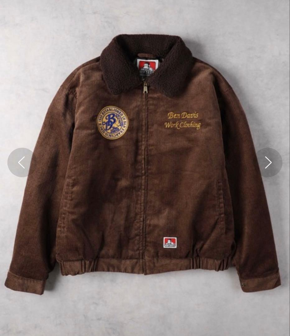 Ben Davis ベンデイビス コーデュロイジャケット 茶色 Lサイズ - メルカリ
