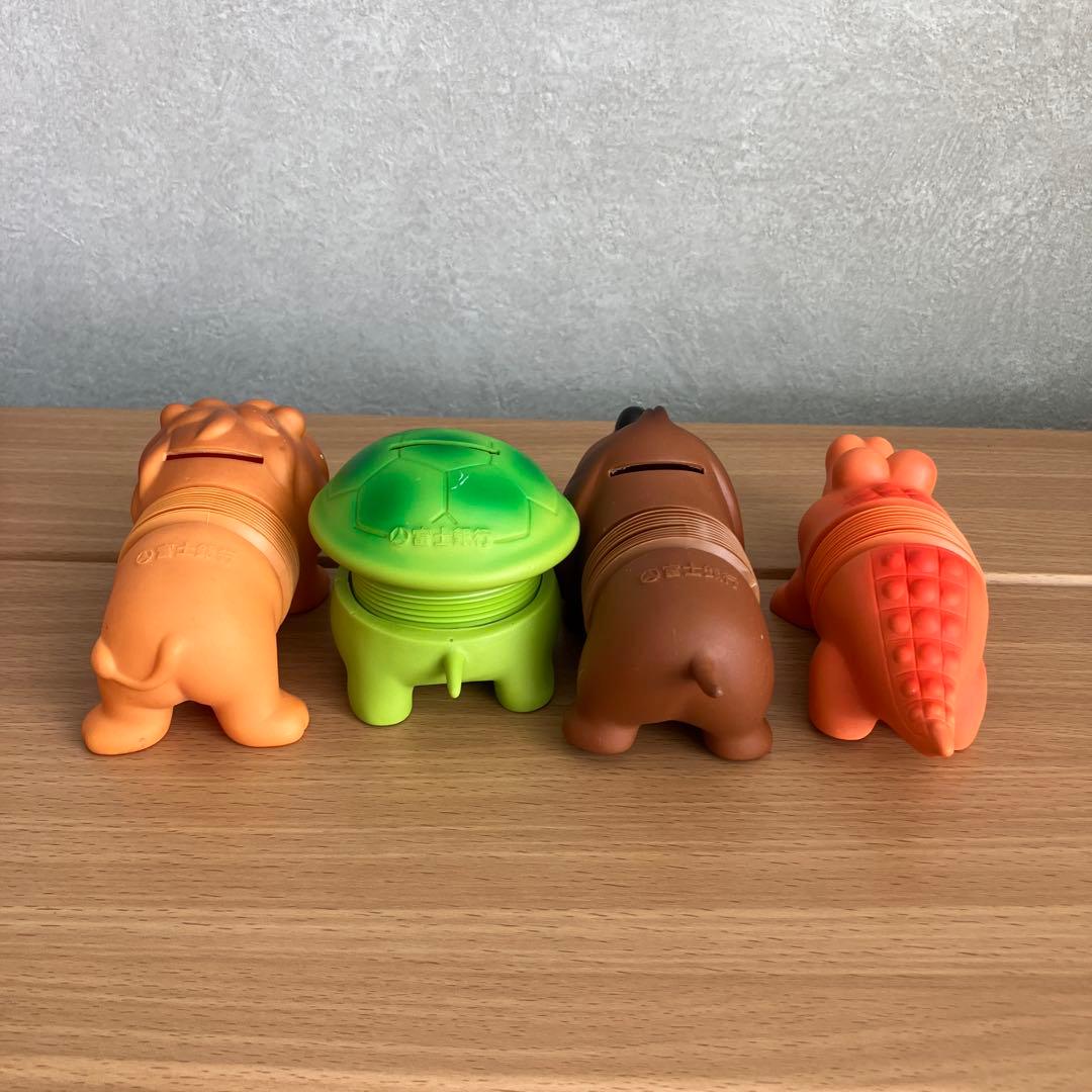富士銀行 ソフビ　貯金箱　のびのび　8種　レトロ　バラ売りOK