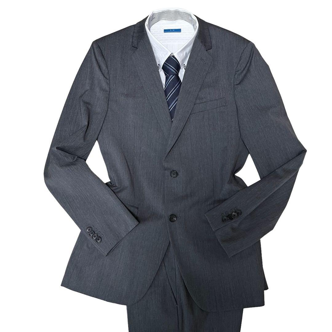 Theory セオリー セットアップ スーツ ボックスタグ 現行 グレー L相当