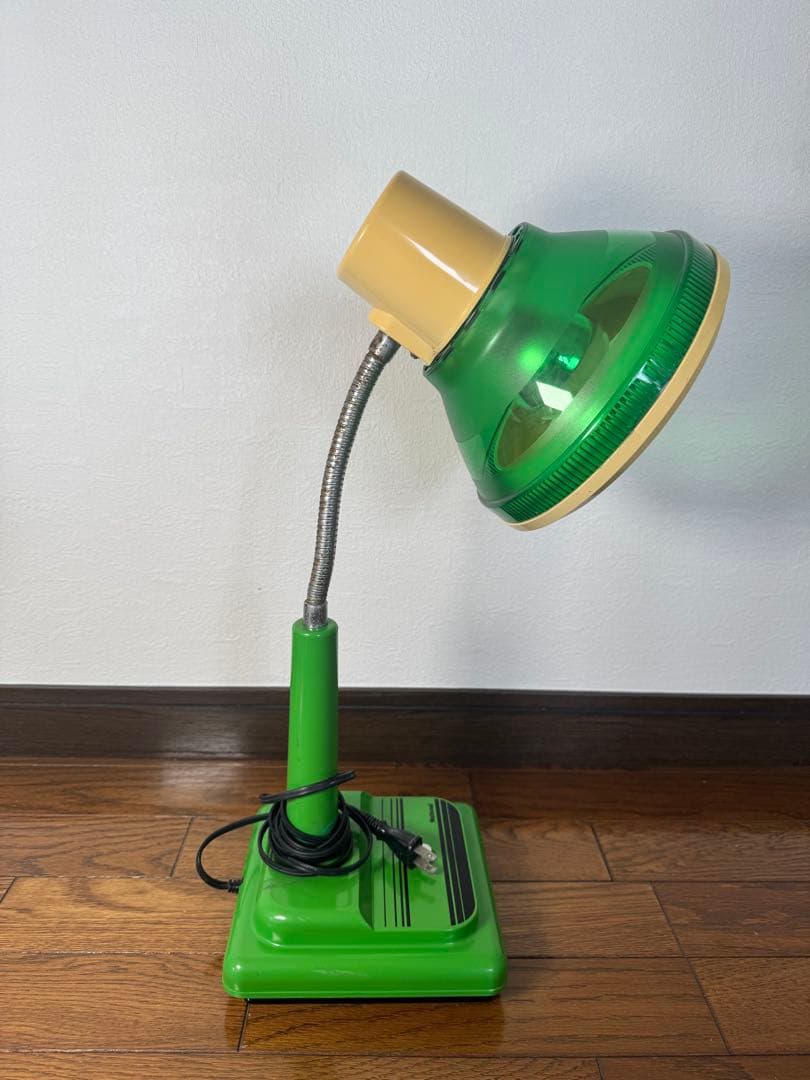 昭和レトロ National デスクライト 緑 - メルカリ